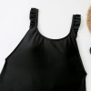 English fashion suspender black color women lady bikini  swimwear for women one-piece swimsuit MX2513