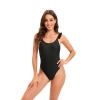 English fashion suspender black color women lady bikini  swimwear for women one-piece swimsuit MX2513