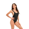 English fashion suspender black color women lady bikini  swimwear for women one-piece swimsuit MX2513