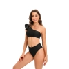 France fashion suspender black color women lady bikini  swimwear for women two-piece women swimsuit MX2516