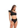 France fashion suspender black color women lady bikini  swimwear for women two-piece women swimsuit MX2516