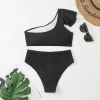 France fashion suspender black color women lady bikini  swimwear for women two-piece women swimsuit MX2516