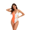 France fashion suspender cross orange painting women lady bikini swimwear for women two-piece women swimsuit MX2517