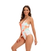 France fashion suspender cross orange painting women lady bikini swimwear for women two-piece women swimsuit MX2517