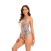 France fashion suspender cross orange leopard grain women lady bikini swimwear for women two-piece women swimsuit MX2517