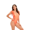 France design orange ruffle shoulder leopard women lady bikini swimwear for women two-piece women swimsuit MX2518