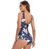 young fashion design Magnolia flowers printing women bikini swimwear for women two-piece women swimsuit MX2520