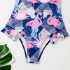 young fashion design Magnolia flowers printing women bikini swimwear for women two-piece women swimsuit MX2520