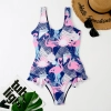 young fashion design Magnolia flowers printing women bikini swimwear for women two-piece women swimsuit MX2520