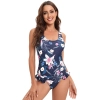 young lovely rose Flamingo printing women bikini swimwear swimsuit MX2520