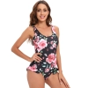 young lovely rose flowers printing women bikini swimwear for women two-piece women swimsuit MX2520