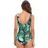 young lovely green cycas printing women bikini swimwear swimsuit MX2520