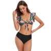 2025 black flower women bikini two-piece swimwear swimsuit MX2522