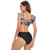 2025 black flower women bikini two-piece swimwear swimsuit MX2522