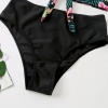 2025 black flower women bikini two-piece swimwear swimsuit MX2522