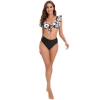 2025 white flower print women two-piece swimwear swimsuit for lady MX2522