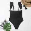 2025 black bow  one-piece swimwear swimsuit for lady MX2508