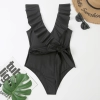 2025 black bow  one-piece swimwear swimsuit for lady MX2508