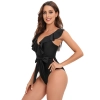 2025 black bow  one-piece swimwear swimsuit for lady MX2508