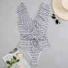 2025 black bow  one-piece swimwear swimsuit for lady MX2508 Color color 3