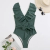 2025 black bow  one-piece swimwear swimsuit for lady MX2508 Color color 7