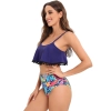 purple color top sweaty two-piece swimwear swimsuit for lady MX2524 wholesale