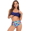 purple color top sweaty two-piece swimwear swimsuit for lady MX2524 wholesale