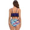 purple color top sweaty two-piece swimwear swimsuit for lady MX2524 wholesale