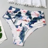 Germany design white color top sweaty floral shorts two-piece swimwear swimsuit for lady MX2524 wholesale