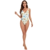 Germany design light green flower  sweaty one-piece swimwear swimsuit for lady MX2524 wholesale