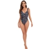 Australia popular heart print sweaty one-piece swimwear swimsuit for lady MX2524 wholesale