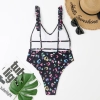 Australia popular heart print sweaty one-piece swimwear swimsuit for lady MX2524 wholesale