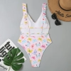 Germany style pink butterfly sweaty one-piece women swimwear swimsuit for lady MX2524 wholesale