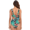 North America style plant printing one-piece women swimwear swimsuit for lady MX2526 wholesale