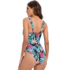 North America style plant printing one-piece women swimwear swimsuit for lady MX2526 wholesale