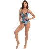 North America style plant printing one-piece women swimwear swimsuit for lady MX2526 wholesale