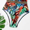 North America style plant printing one-piece women swimwear swimsuit for lady MX2526 wholesale