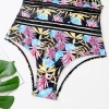 south America tropical rain forest plant printing one-piece design women swimwear swimsuit for women MX2527 wholesale