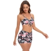 sweaty south America flower printing two-piece design women swimwear swimsuit for women MX2528 wholesale