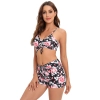 sweaty south America flower printing two-piece design women swimwear swimsuit for women MX2528 wholesale