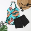 Brazil south America plant leaves printing two-piece design women swimwear swimsuit for women MX2531 wholesale