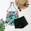 Brazil south America plant leaves printing two-piece design women swimwear swimsuit for women MX2531 wholesale