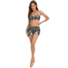 sweaty south America tropical rain forest plant printing two-piece design women swimwear swimsuit for women MX2528 wholesale