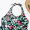 Brazil America plant leaves printing two-piece  women swimwear swimsuit for women MX2531 wholesale