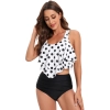 Brazil America cute dot print black shorts two-piece swimwear swimsuit for women MX2531 wholesale