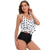 Brazil America cute dot print black shorts two-piece swimwear swimsuit for women MX2531 wholesale