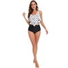 Brazil America cute dot print black shorts two-piece swimwear swimsuit for women MX2531 wholesale