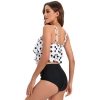 Brazil America cute dot print black shorts two-piece swimwear swimsuit for women MX2531 wholesale