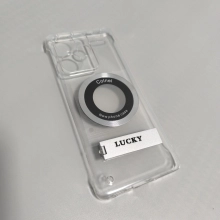 Transparent Borderless Phone Case for Redmi Note 13 Pro+ - Minimalist Premium Hard Shell