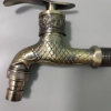 old style Europe Spain hot sale fish design alloy metal basin tap washing machine adater faucet
